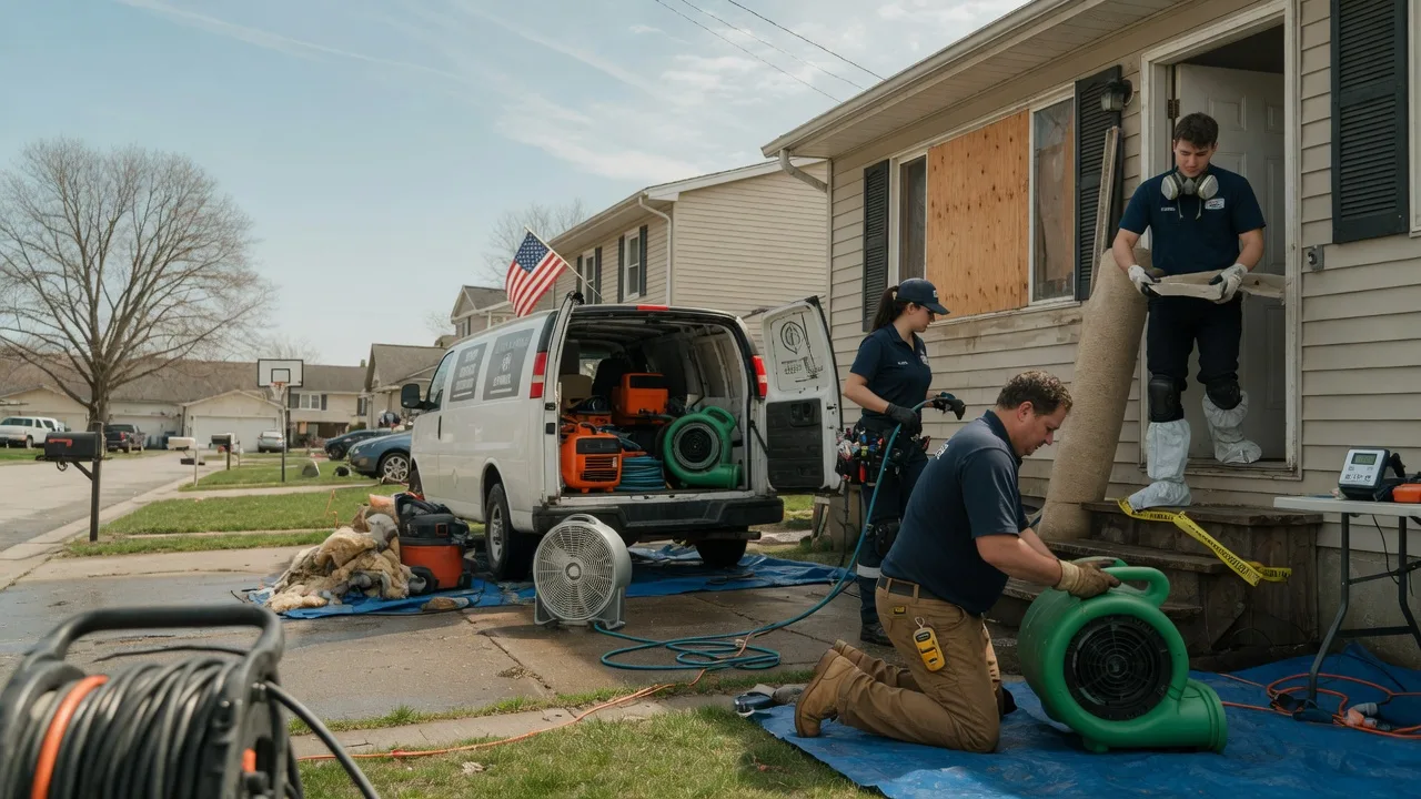 Water Damage Restoration in Farmer City, IL near me